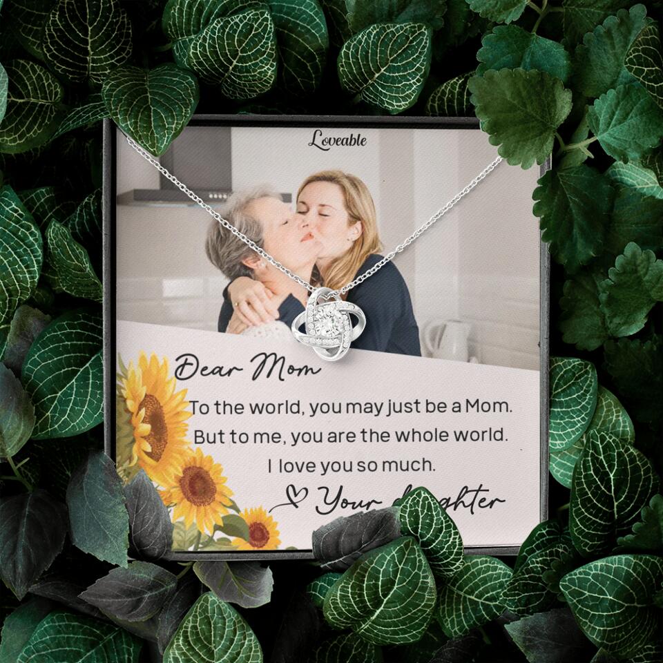 To The World You May Just Be A Mom - Personalized Necklace Jewelry - Mother's Day Gifts - Image 29