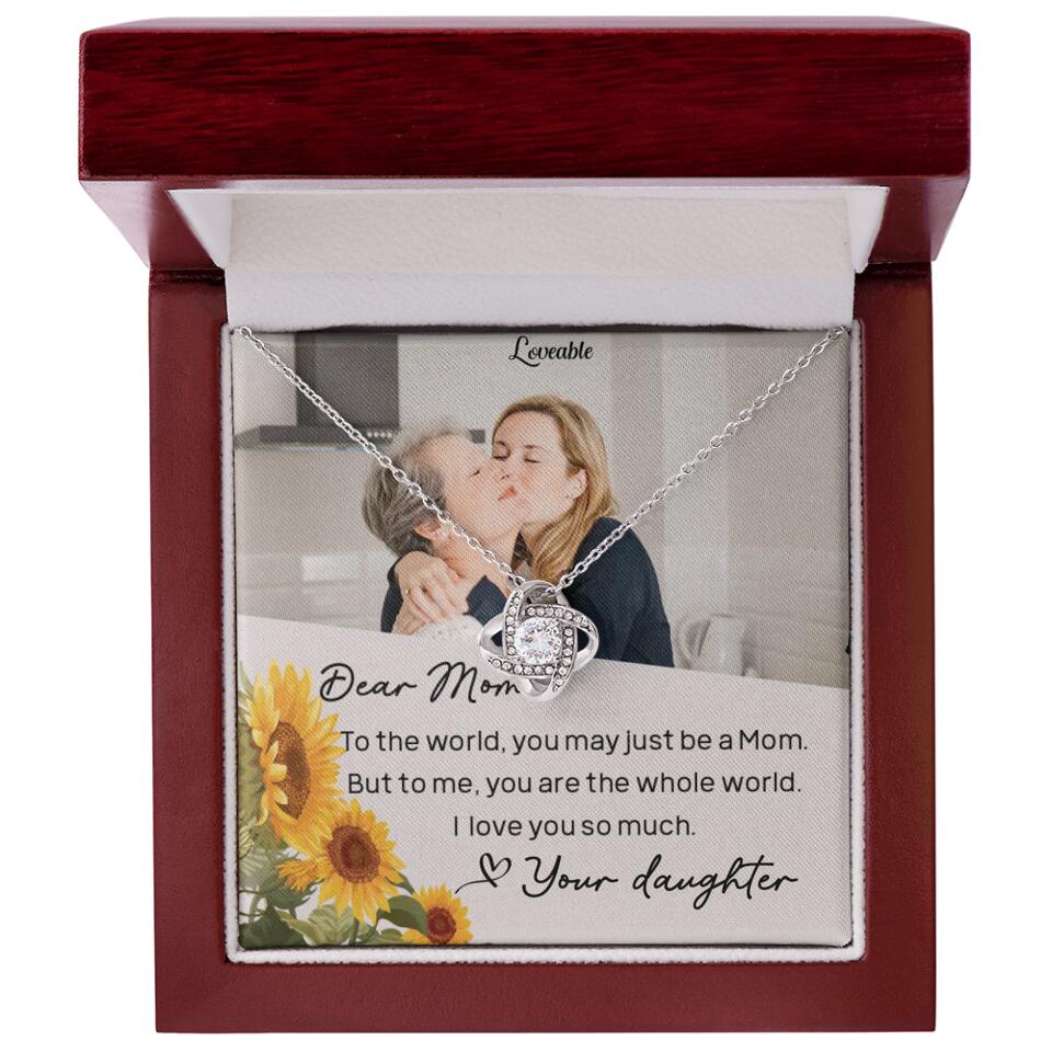 To The World You May Just Be A Mom - Personalized Necklace Jewelry - Mother's Day Gifts - Image 31