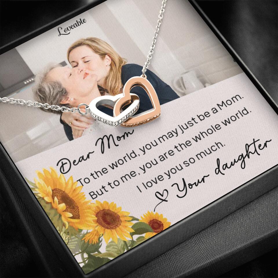 To The World You May Just Be A Mom - Personalized Necklace Jewelry - Mother's Day Gifts - Image 35
