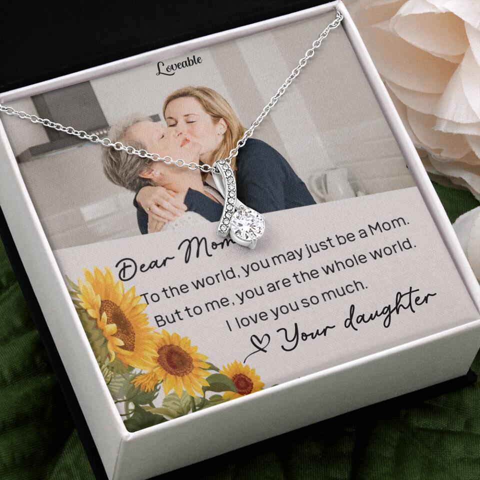 To The World You May Just Be A Mom - Personalized Necklace Jewelry - Mother's Day Gifts - Image 40