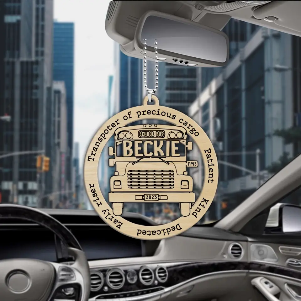 Transporter Of Precious Cargo Patient Kind - Personalized Car Ornament - Image 2