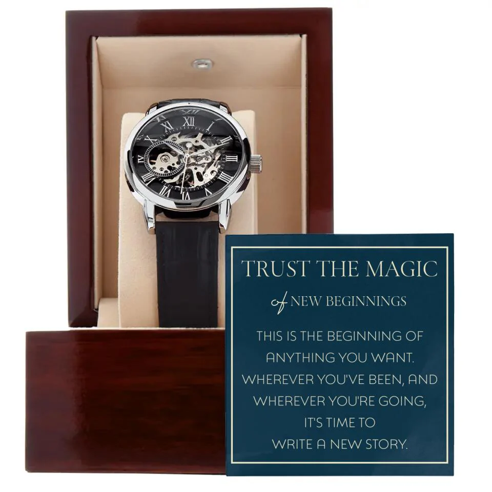 Trust The Magic of New Beginnings Personalized Watch - Image 3