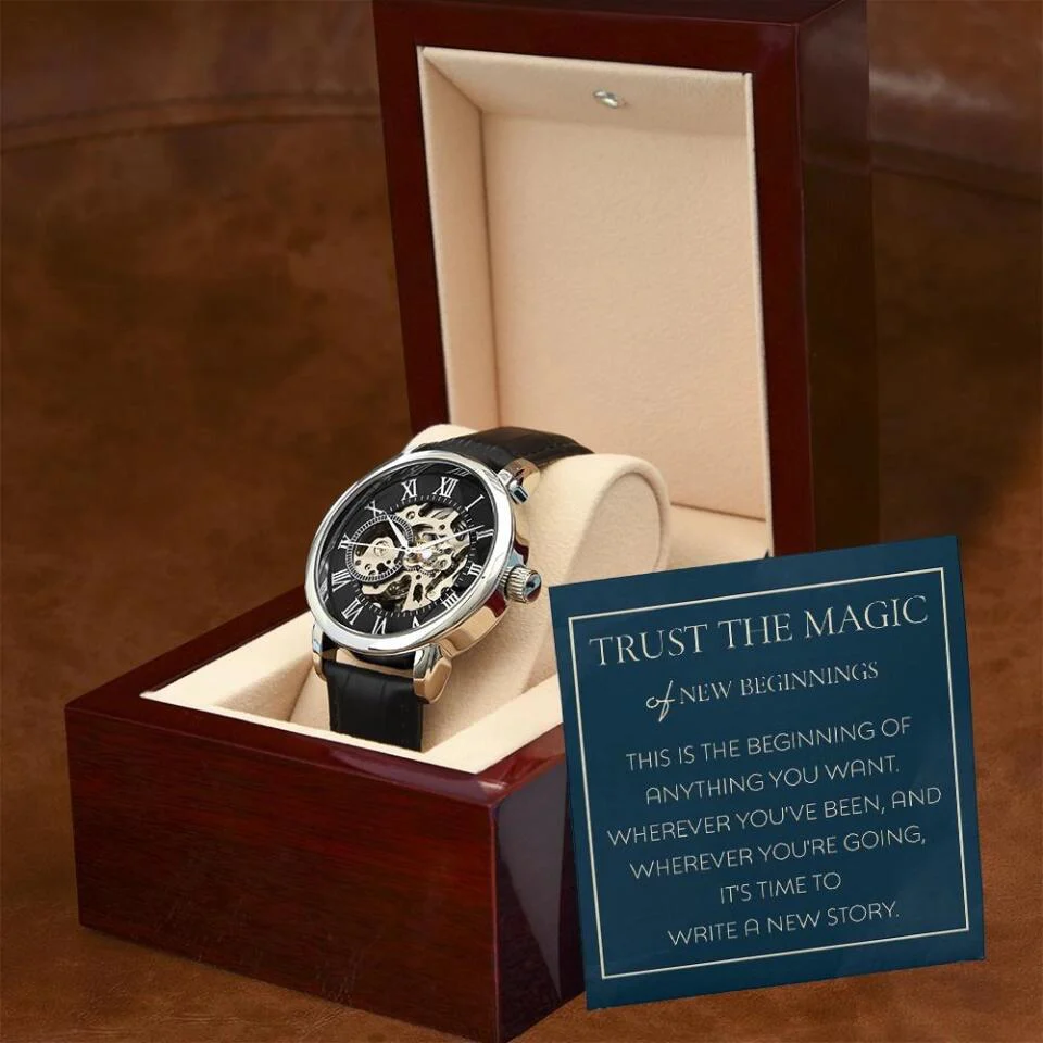 Trust The Magic of New Beginnings Personalized Watch - Image 8