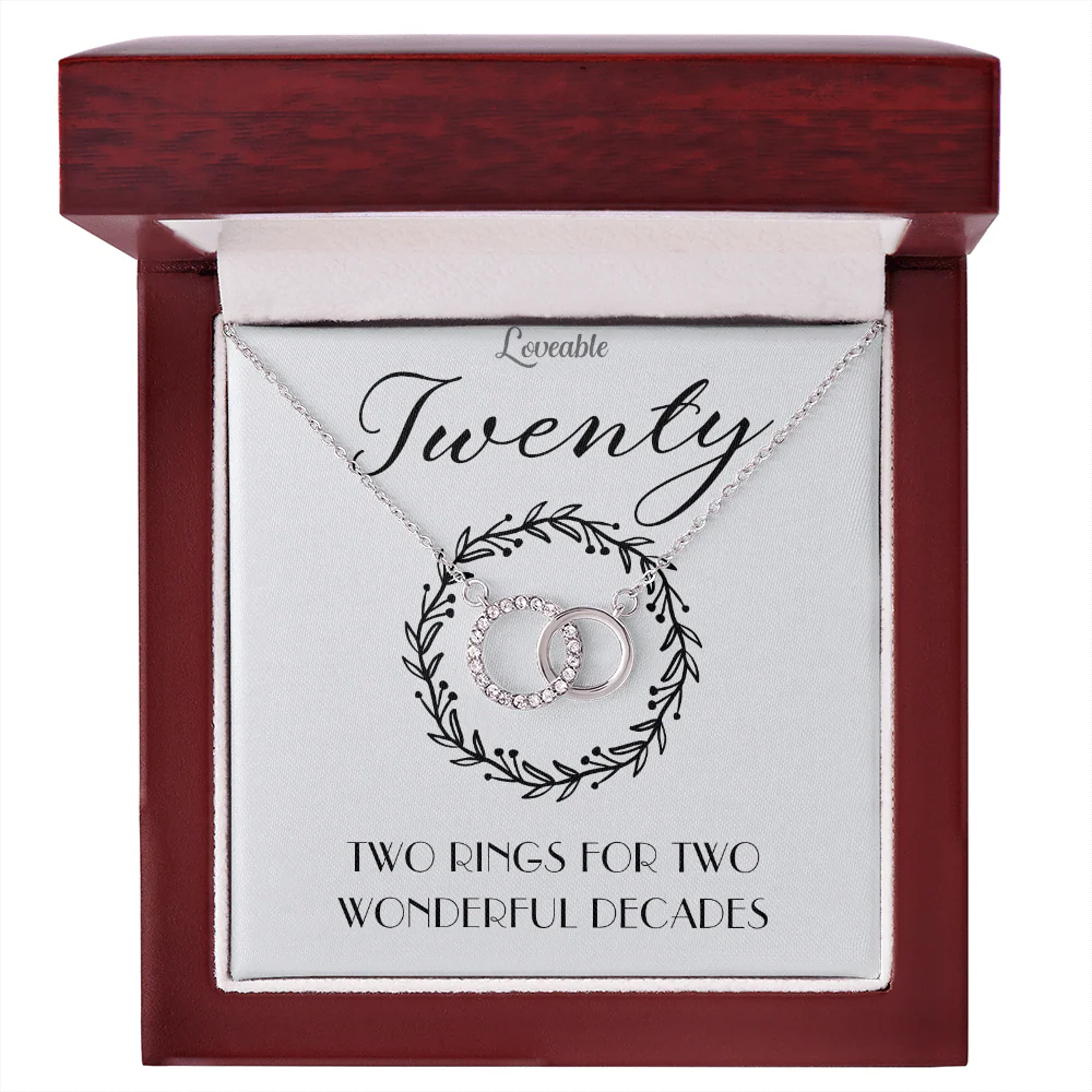Twenty Two Rings For Twp Wonderful Decades Necklace Birthday Gift For Daughter - Image 4