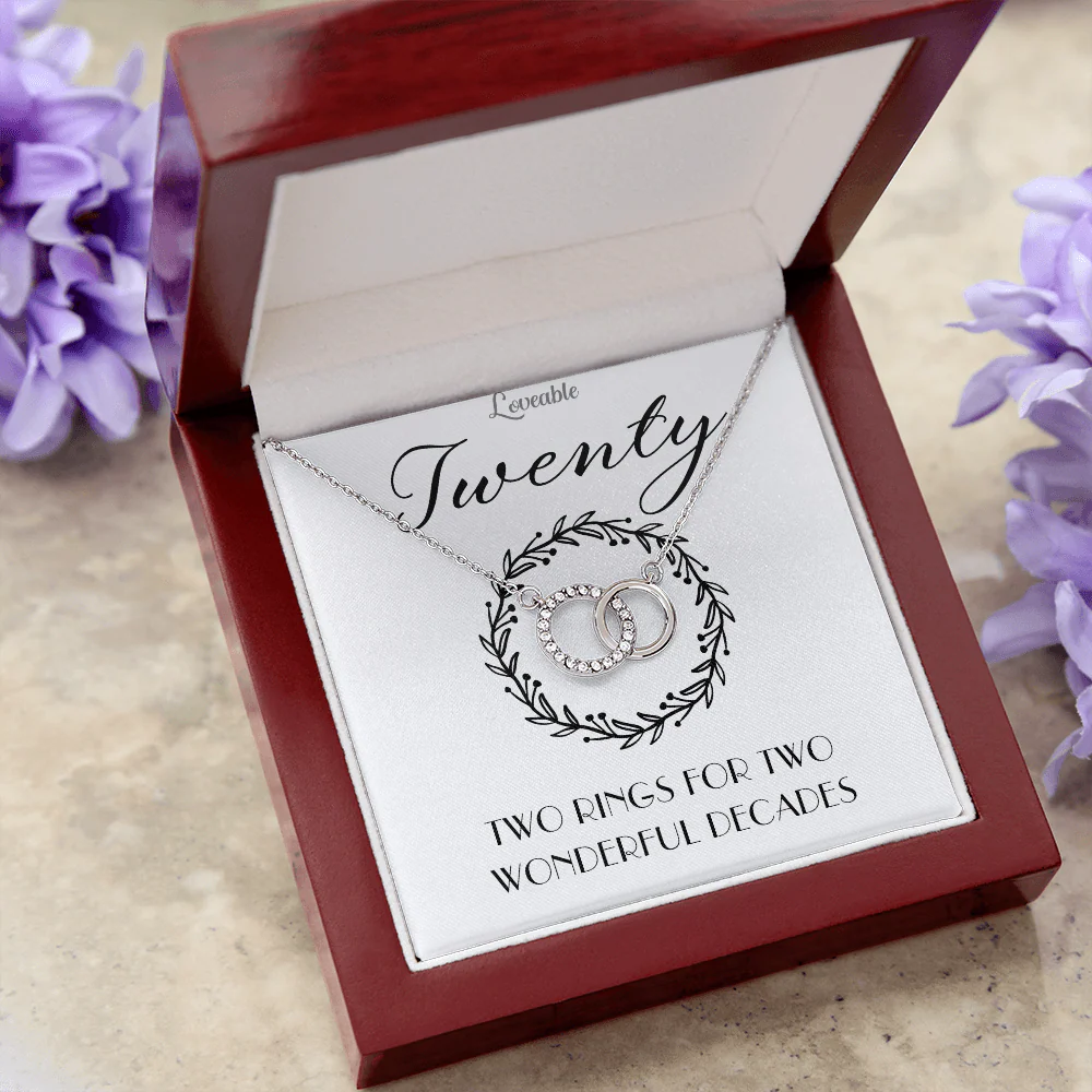Twenty Two Rings For Twp Wonderful Decades Necklace Birthday Gift For Daughter - Image 6