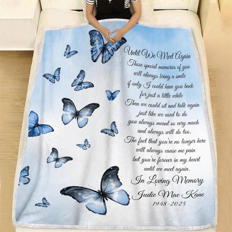 Until We Meet Again - In Loving Memory - Best Memory Gift Loss Husband/Wife - 209IHNNPBL585 - Image 4