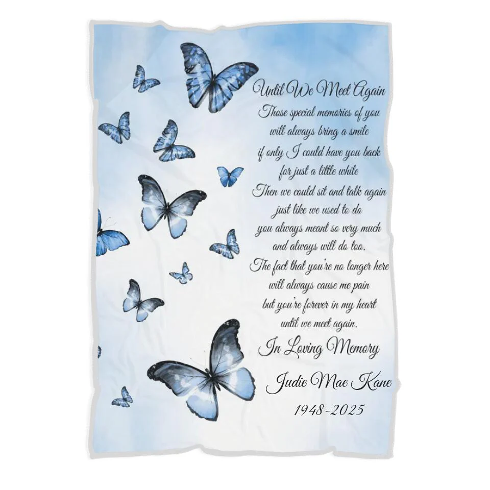 Until We Meet Again - In Loving Memory - Best Memory Gift Loss Husband/Wife - 209IHNNPBL585 - Image 5