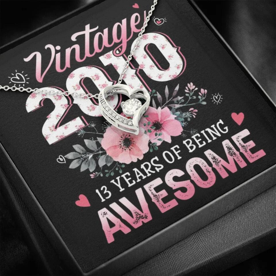 Vintage 2000 2003 2010 Many Years Of Awesome - Personalized Necklace - Image 11