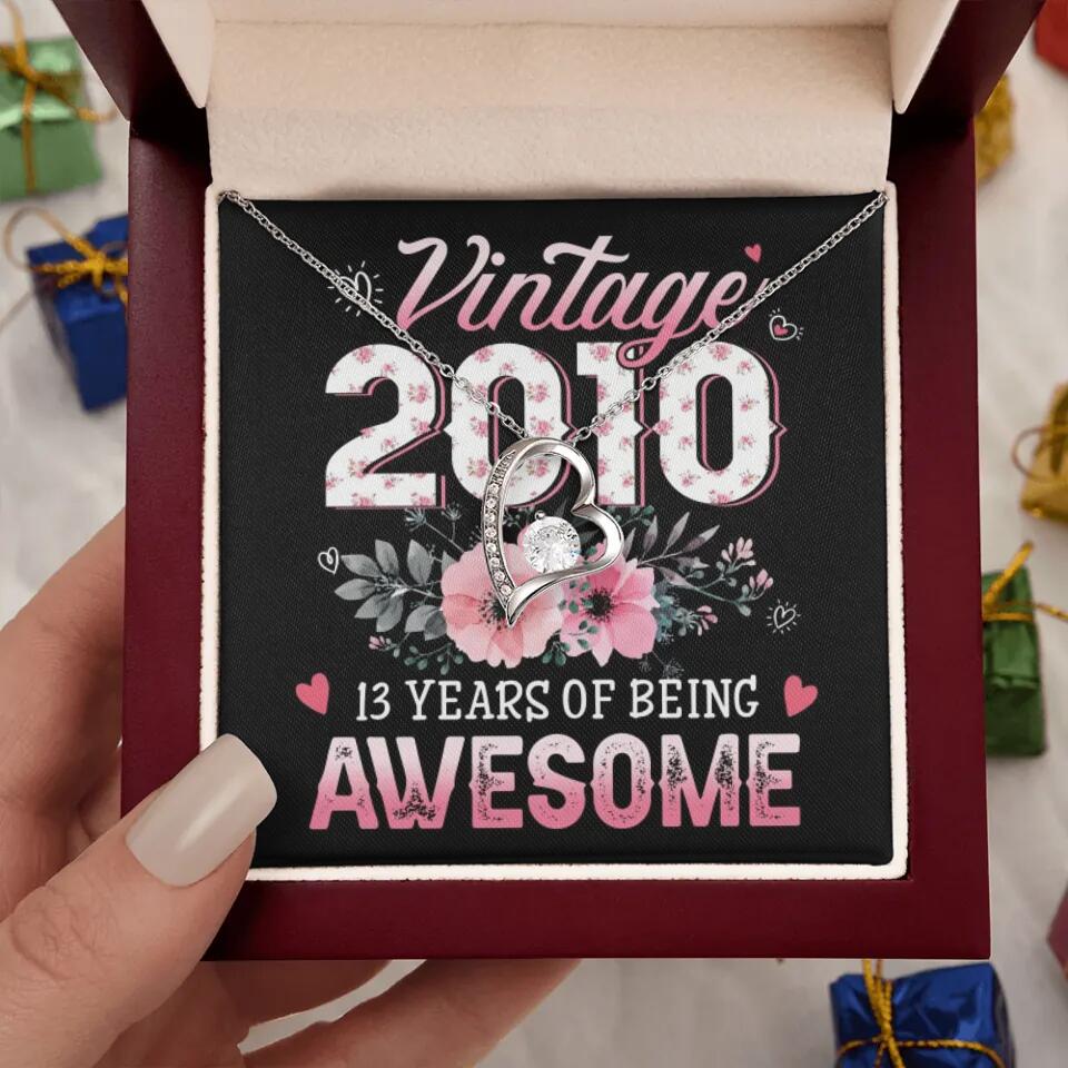Vintage 2000 2003 2010 Many Years Of Awesome - Personalized Necklace - Image 15