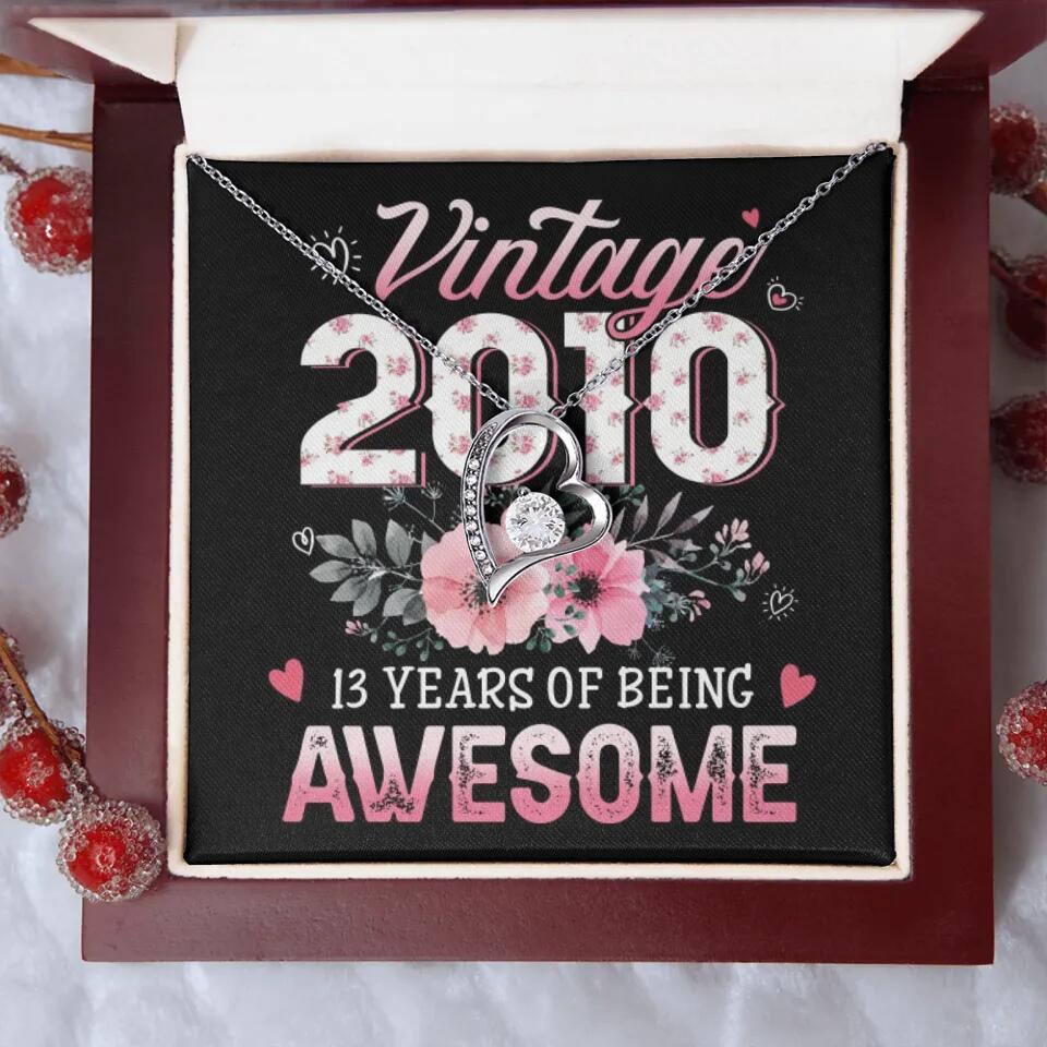 Vintage 2000 2003 2010 Many Years Of Awesome - Personalized Necklace - Image 16