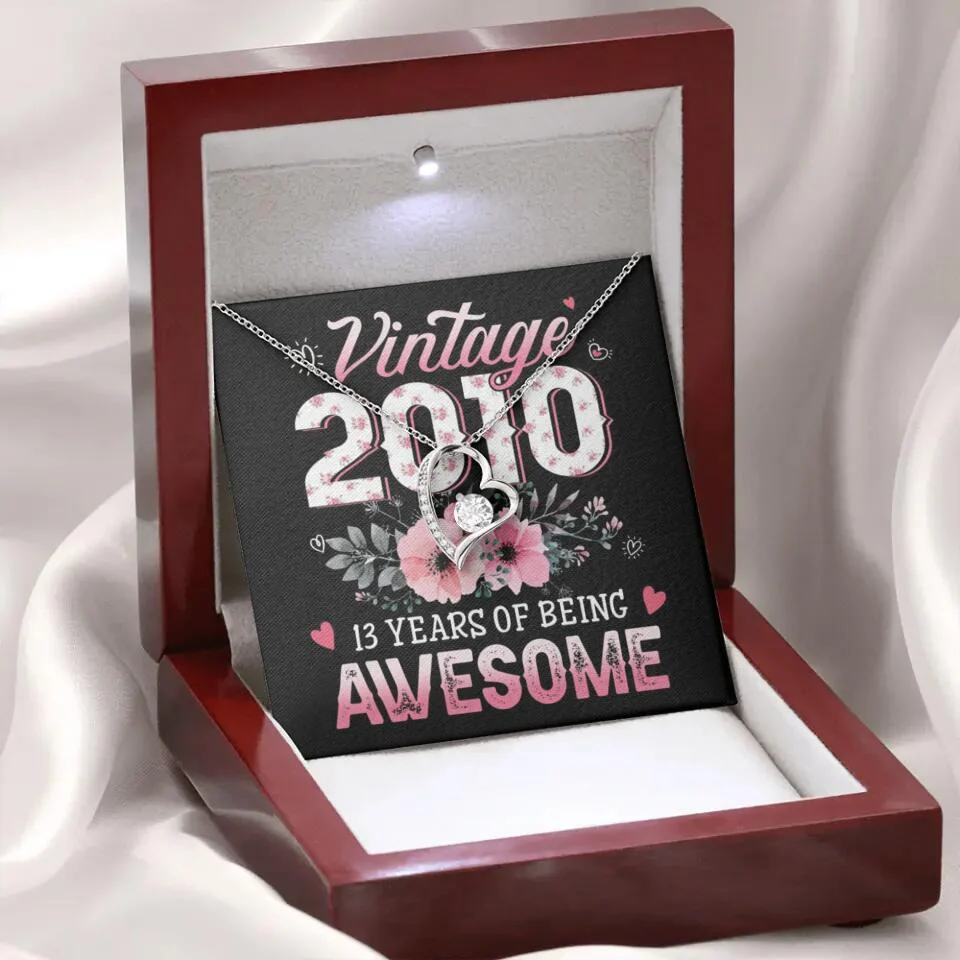 Vintage 2000 2003 2010 Many Years Of Awesome - Personalized Necklace - Image 18