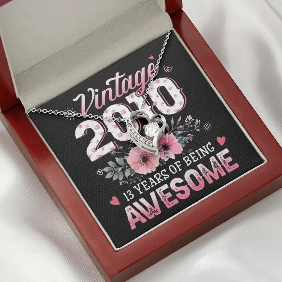 Vintage 2000 2003 2010 Many Years Of Awesome - Personalized Necklace - Image 19