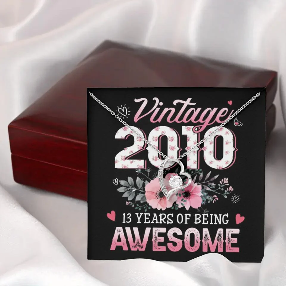 Vintage 2000 2003 2010 Many Years Of Awesome - Personalized Necklace - Image 20
