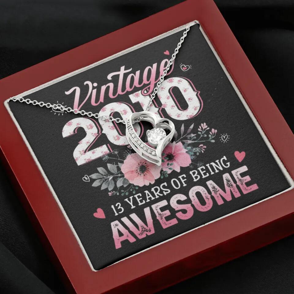 Vintage 2000 2003 2010 Many Years Of Awesome - Personalized Necklace - Image 23