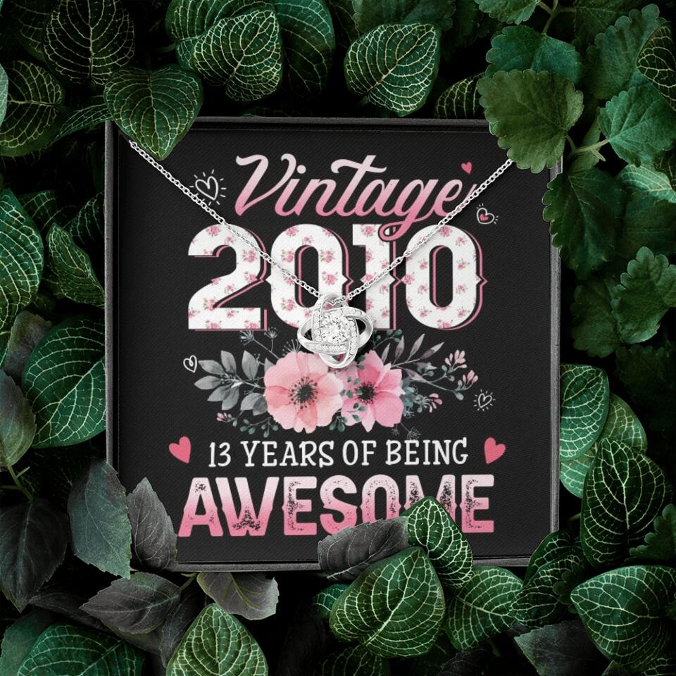 Vintage 2000 2003 2010 Many Years Of Awesome - Personalized Necklace - Image 28