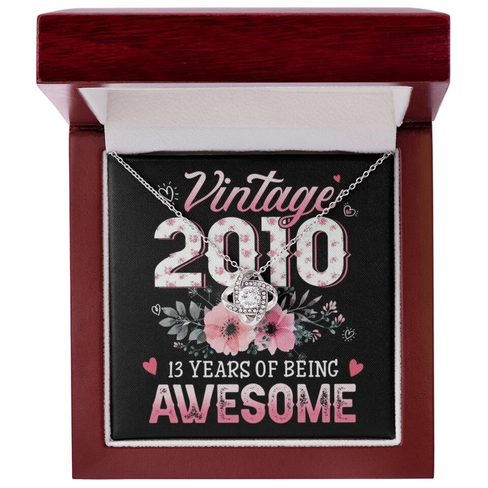 Vintage 2000 2003 2010 Many Years Of Awesome - Personalized Necklace - Image 30