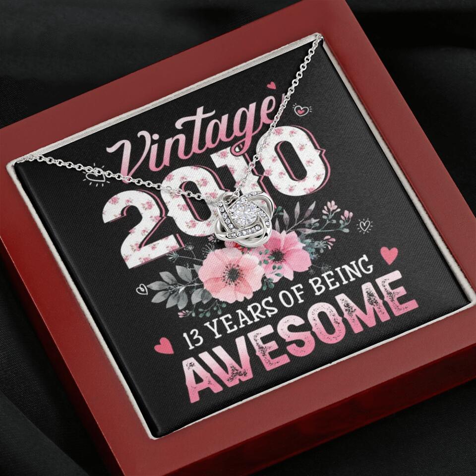 Vintage 2000 2003 2010 Many Years Of Awesome - Personalized Necklace - Image 31