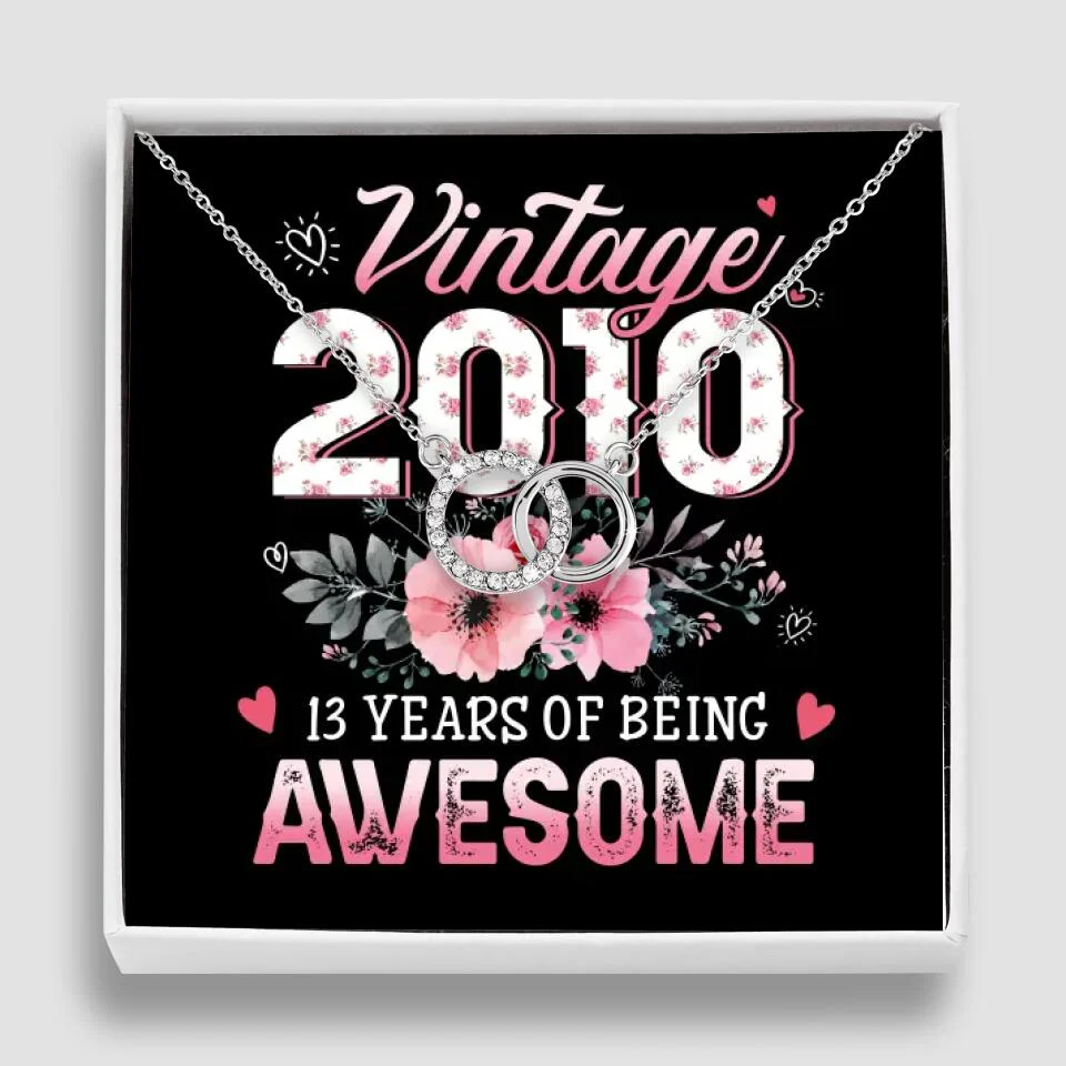 Vintage 2000 2003 2010 Many Years Of Awesome - Personalized Necklace - Image 32