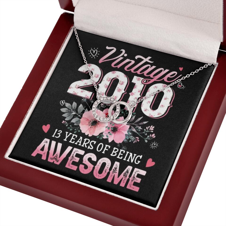 Vintage 2000 2003 2010 Many Years Of Awesome - Personalized Necklace - Image 40