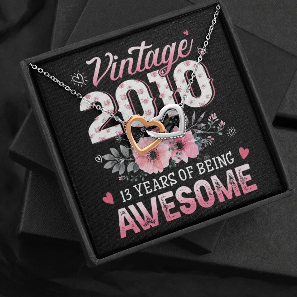 Vintage 2000 2003 2010 Many Years Of Awesome - Personalized Necklace - Image 43