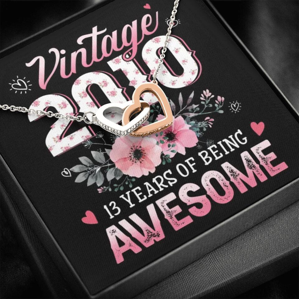 Vintage 2000 2003 2010 Many Years Of Awesome - Personalized Necklace - Image 44
