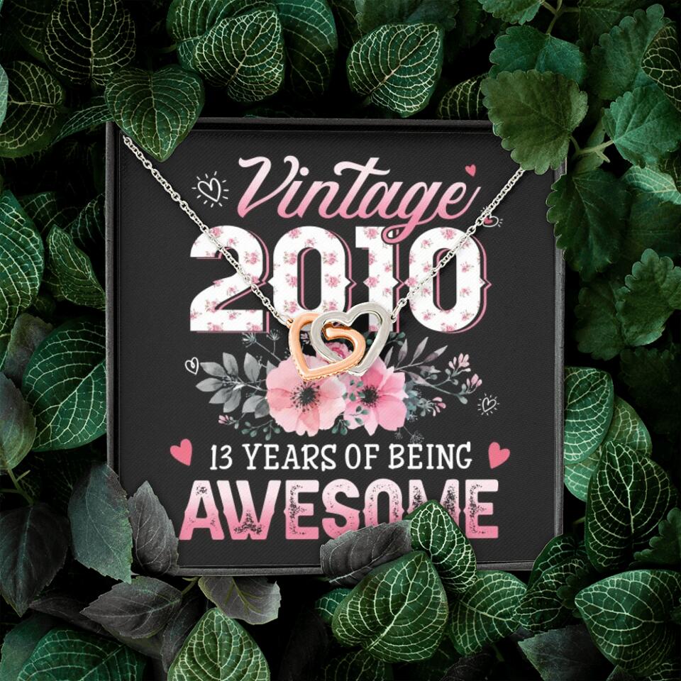 Vintage 2000 2003 2010 Many Years Of Awesome - Personalized Necklace - Image 45