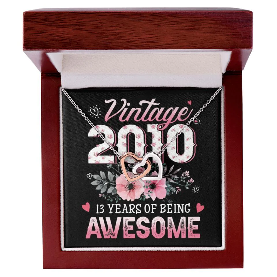 Vintage 2000 2003 2010 Many Years Of Awesome - Personalized Necklace - Image 47