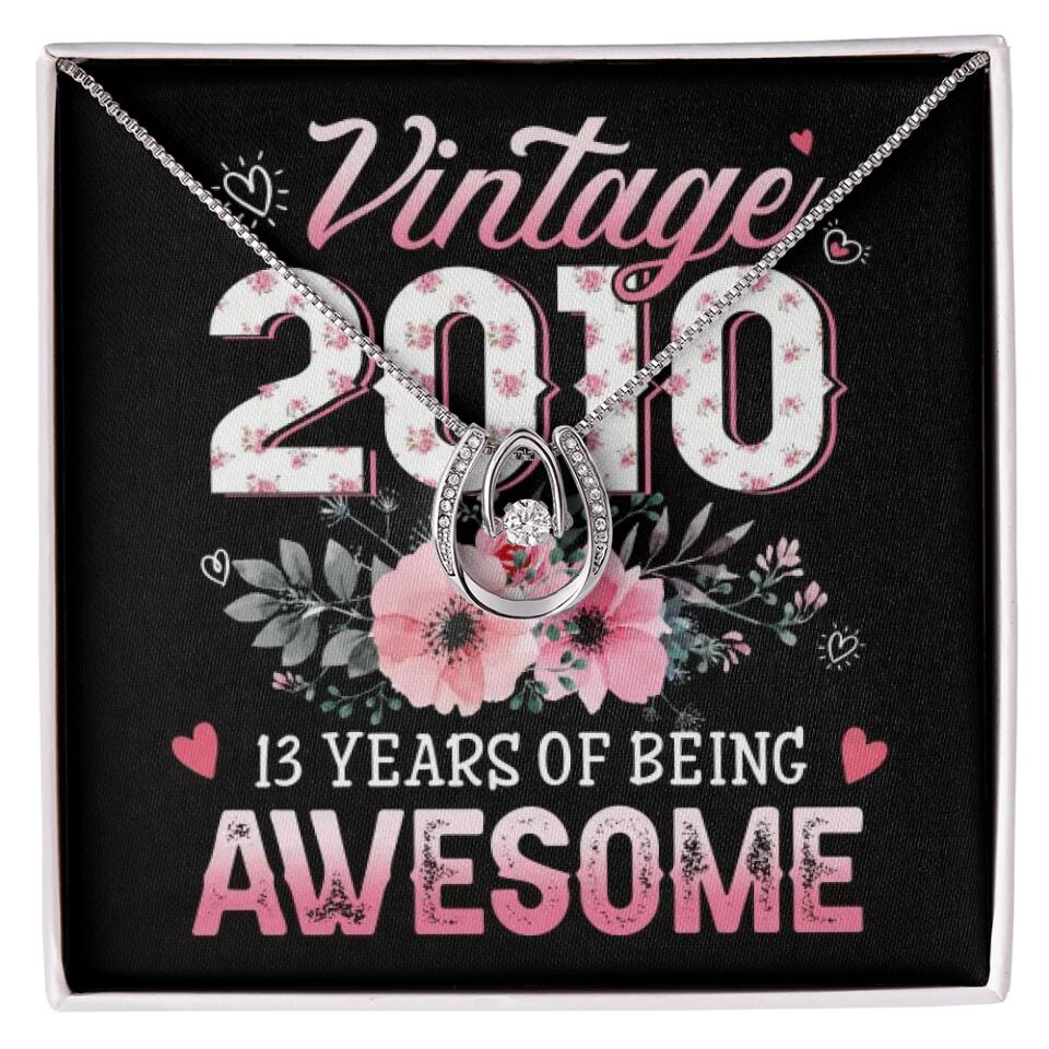 Vintage 2000 2003 2010 Many Years Of Awesome - Personalized Necklace - Image 50