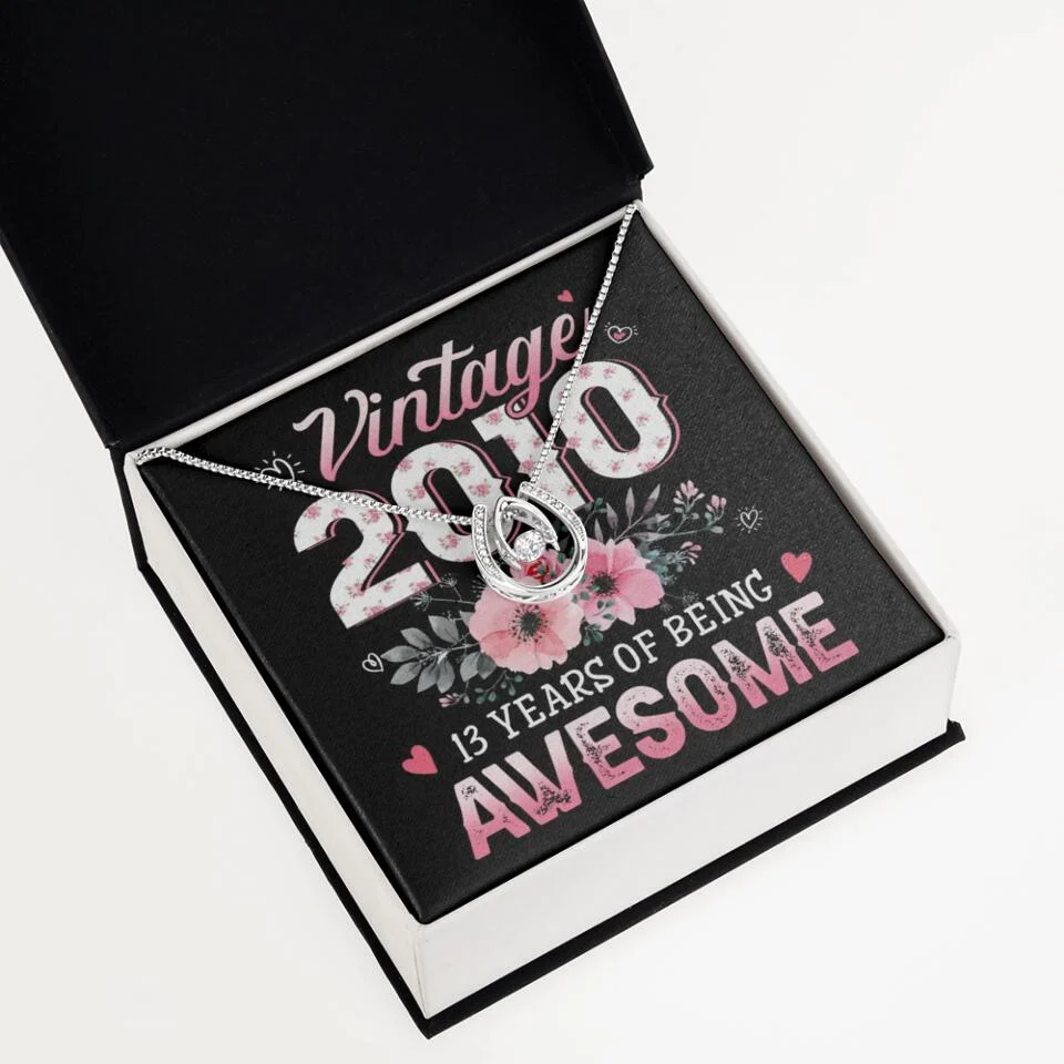 Vintage 2000 2003 2010 Many Years Of Awesome - Personalized Necklace - Image 53