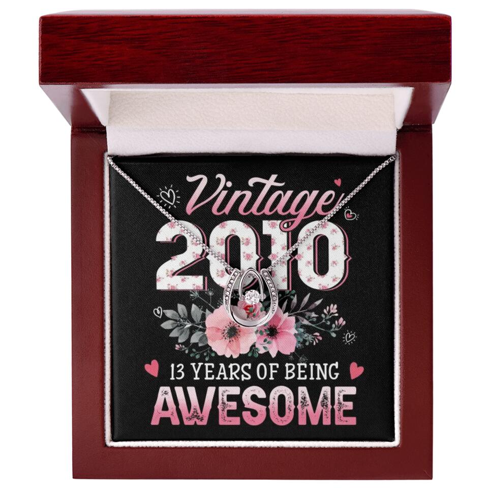 Vintage 2000 2003 2010 Many Years Of Awesome - Personalized Necklace - Image 56