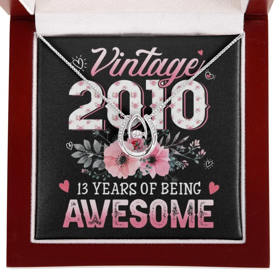 Vintage 2000 2003 2010 Many Years Of Awesome - Personalized Necklace - Image 60