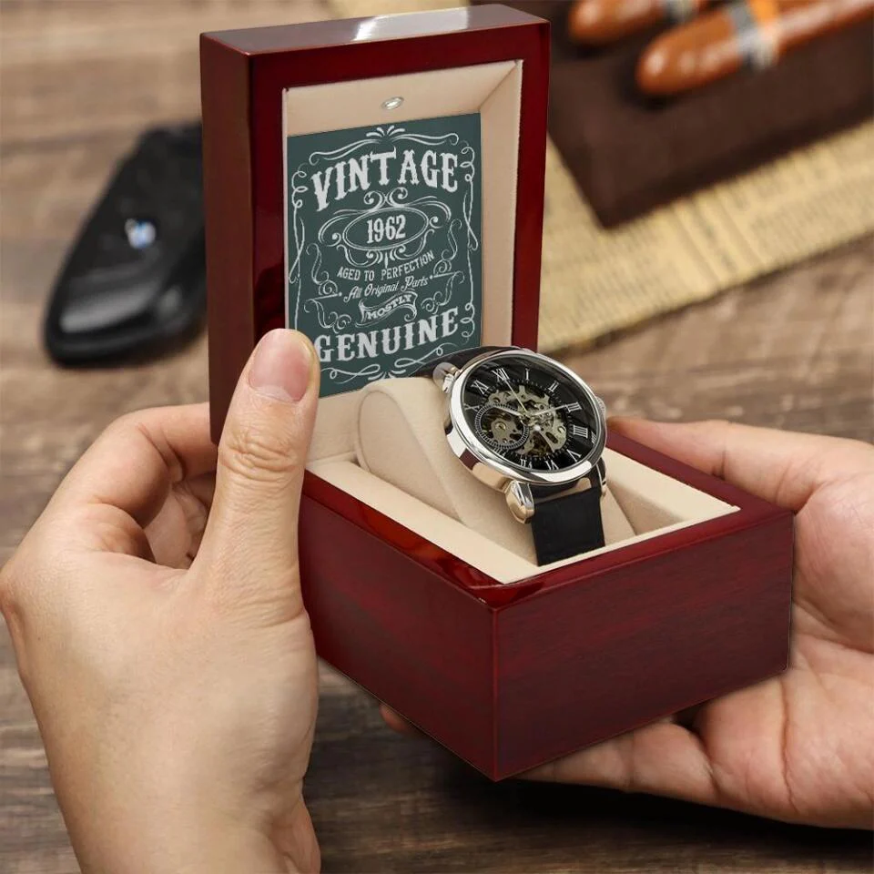 Vintage Aged To Perfection All Original Parts - Personalized Watch - Image 5