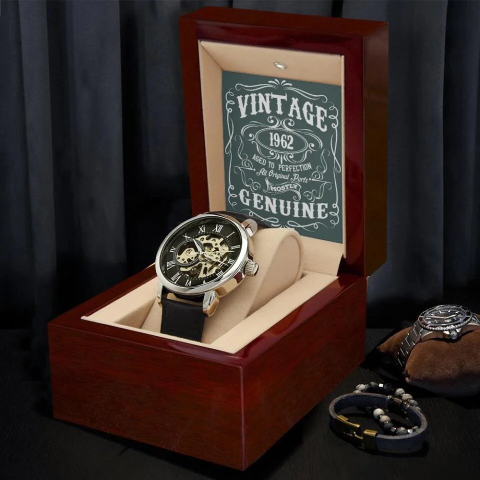 Vintage Aged To Perfection All Original Parts - Personalized Watch - Image 6