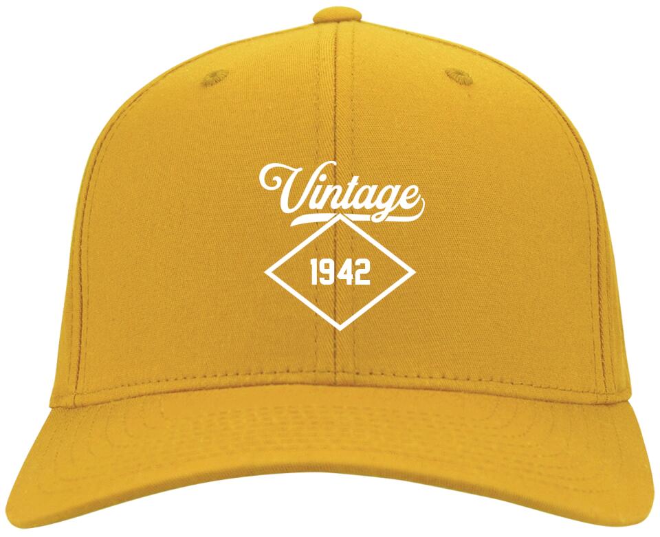 Vintage Custom Year - Personalized Twill Cap - Gift For Him - Image 3
