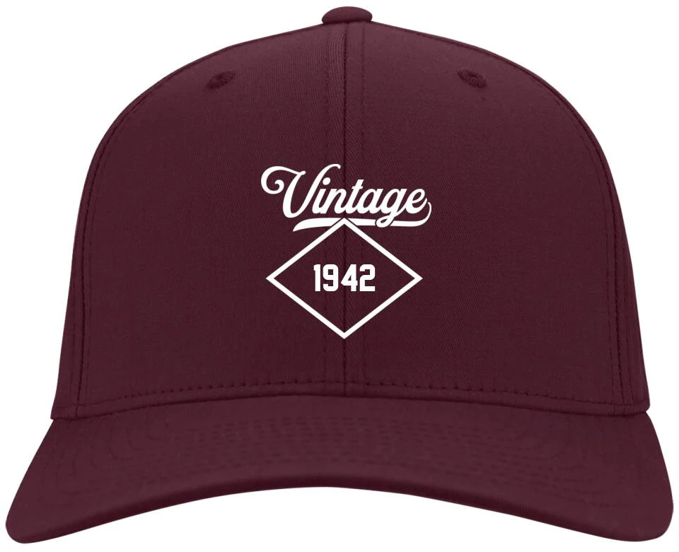 Vintage Custom Year - Personalized Twill Cap - Gift For Him - Image 5