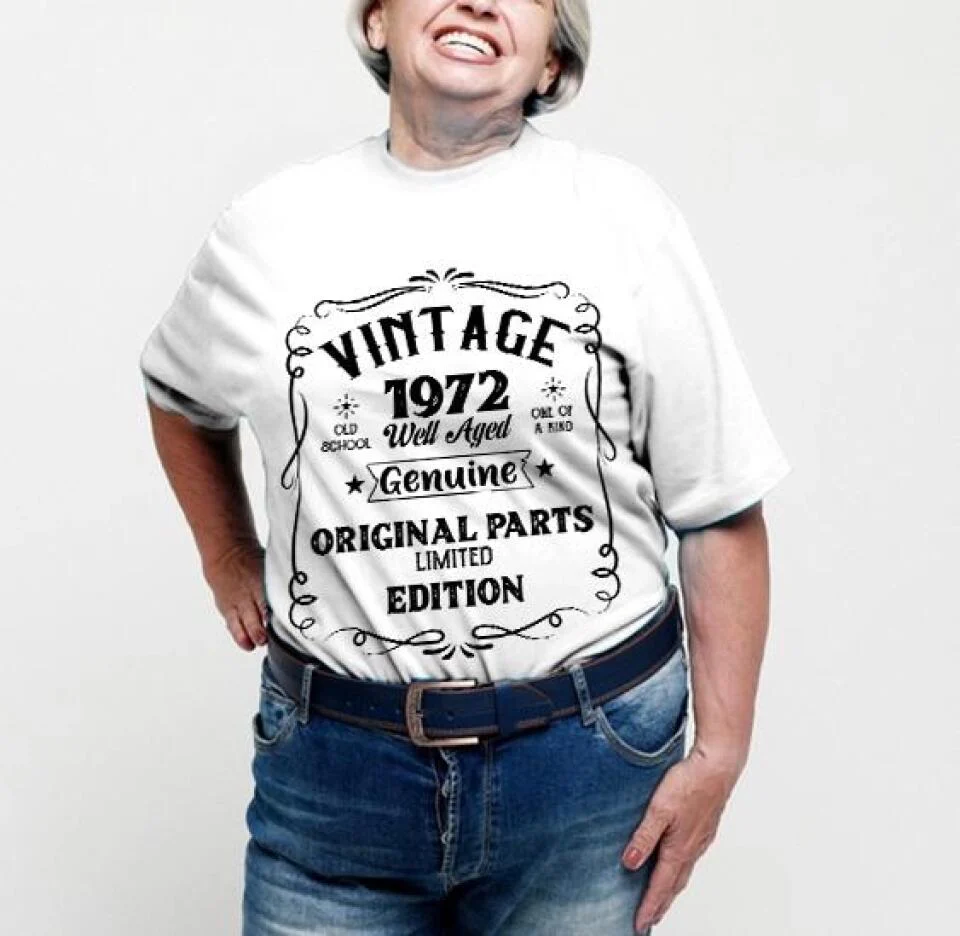 Vintage Old School Personalized T-shirt - Image 10