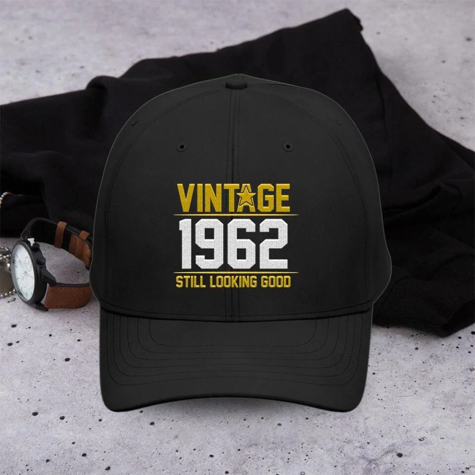 Vintage Still Looking Good Custom Year Personalized Twill Cap - Image 11