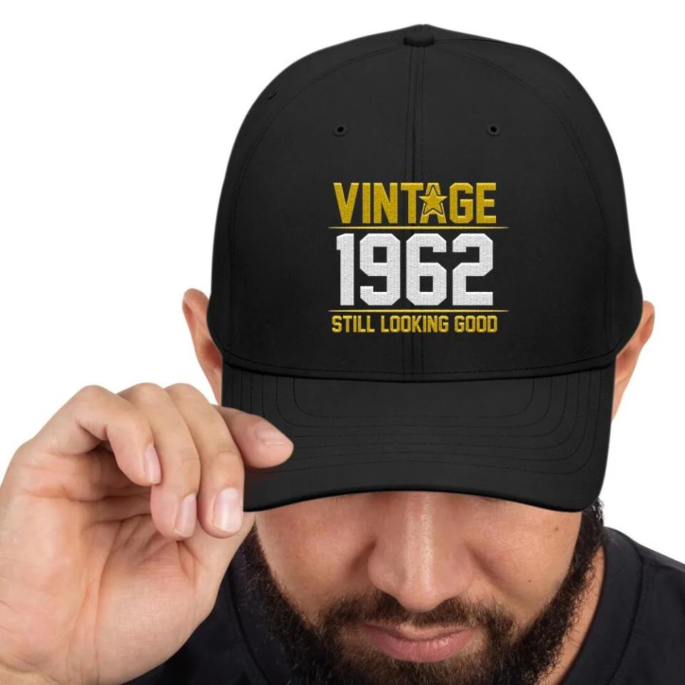 Vintage Still Looking Good Custom Year Personalized Twill Cap - Image 9