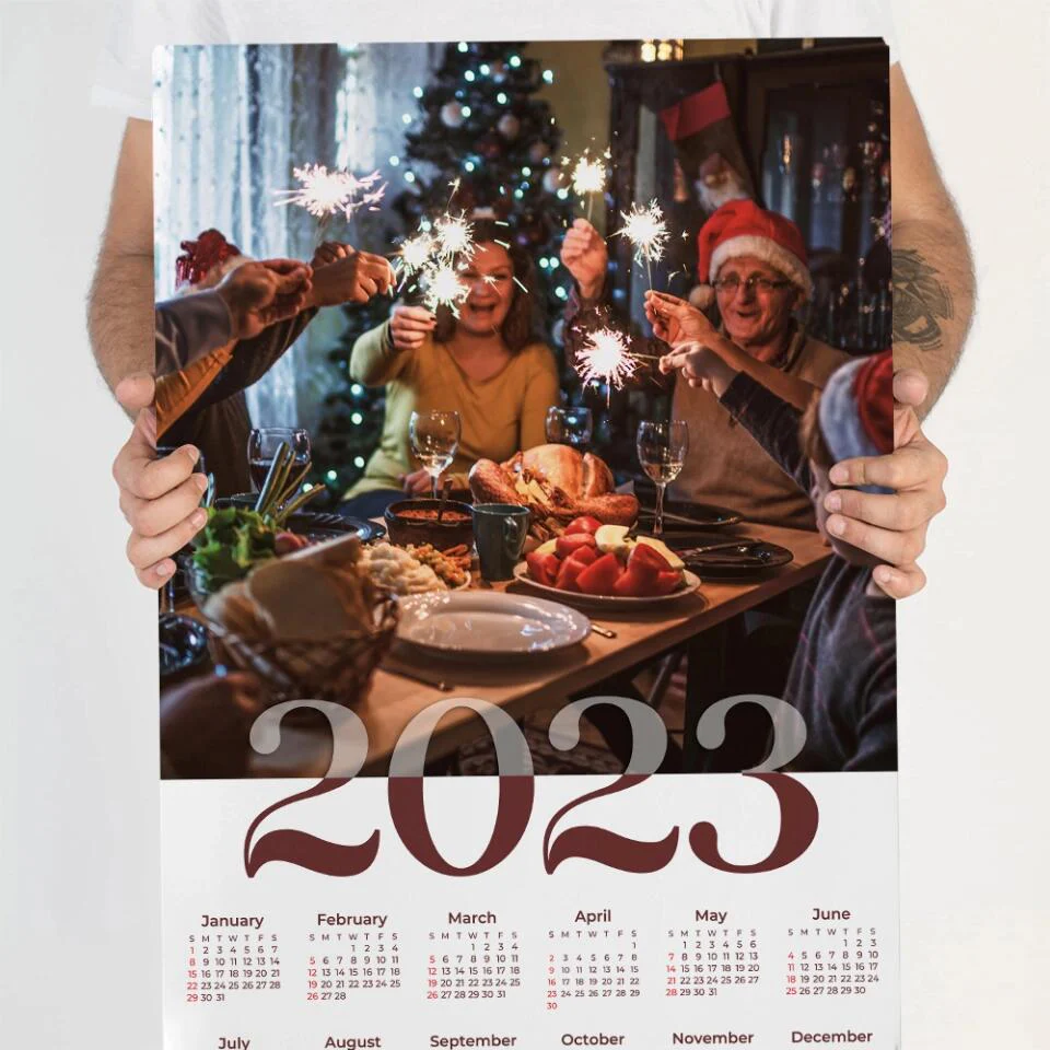 Wall Calendar 2023 Custom Calendar New Year Gifts For Family - Image 13