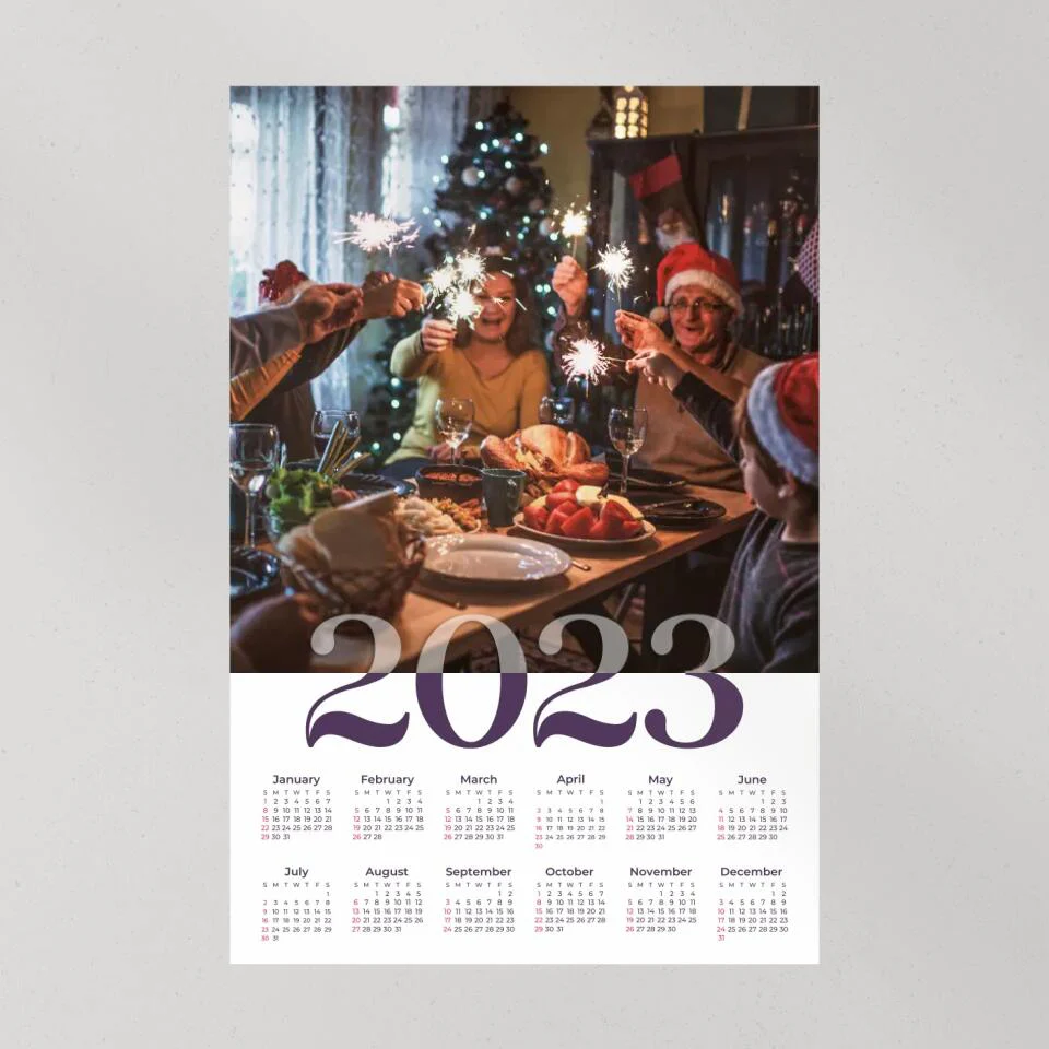 Wall Calendar 2023 Custom Calendar New Year Gifts For Family - Image 2