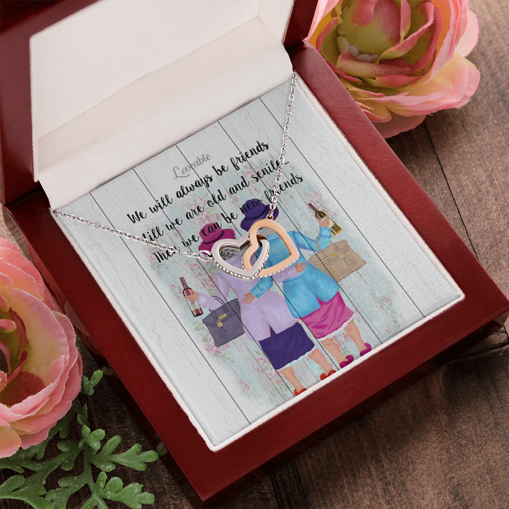 We Will Always Be Friends Till We're Old Interlocked Necklace - Image 7