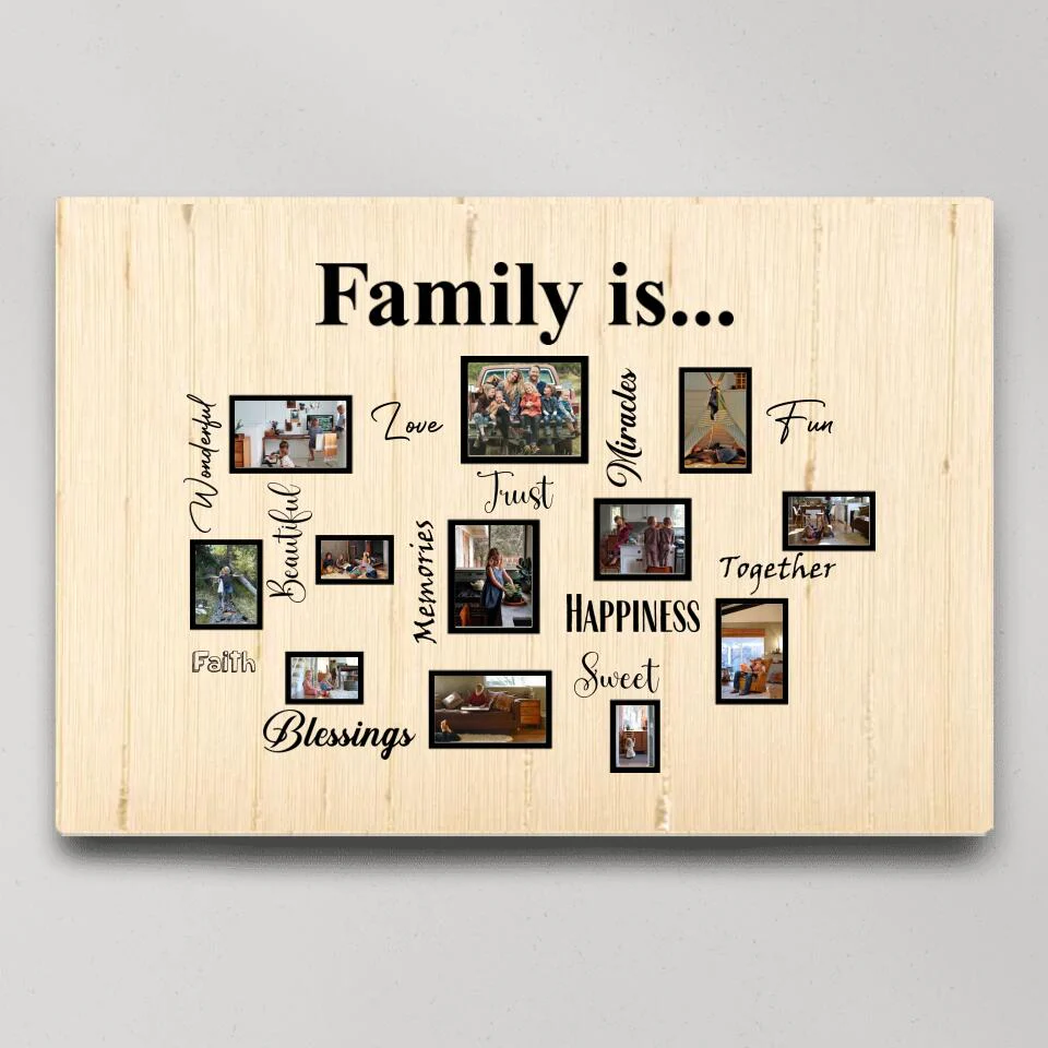 What Does Family Mean To You Custom Canvas Poster Anniversary Gift For Parents - Image 2