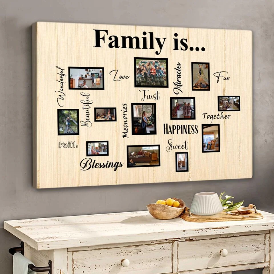What Does Family Mean To You Custom Canvas Poster Anniversary Gift For Parents - Image 4