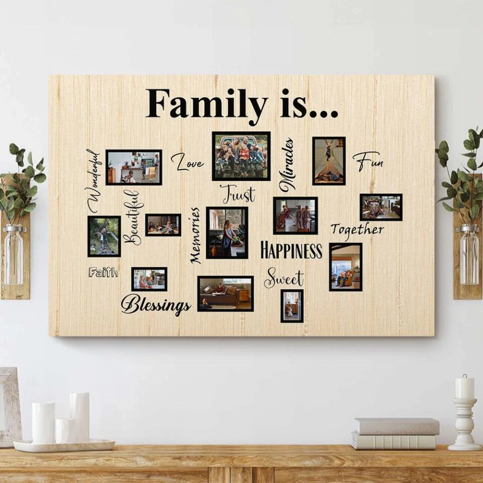 What Does Family Mean To You Custom Canvas Poster Anniversary Gift For Parents - Image 5