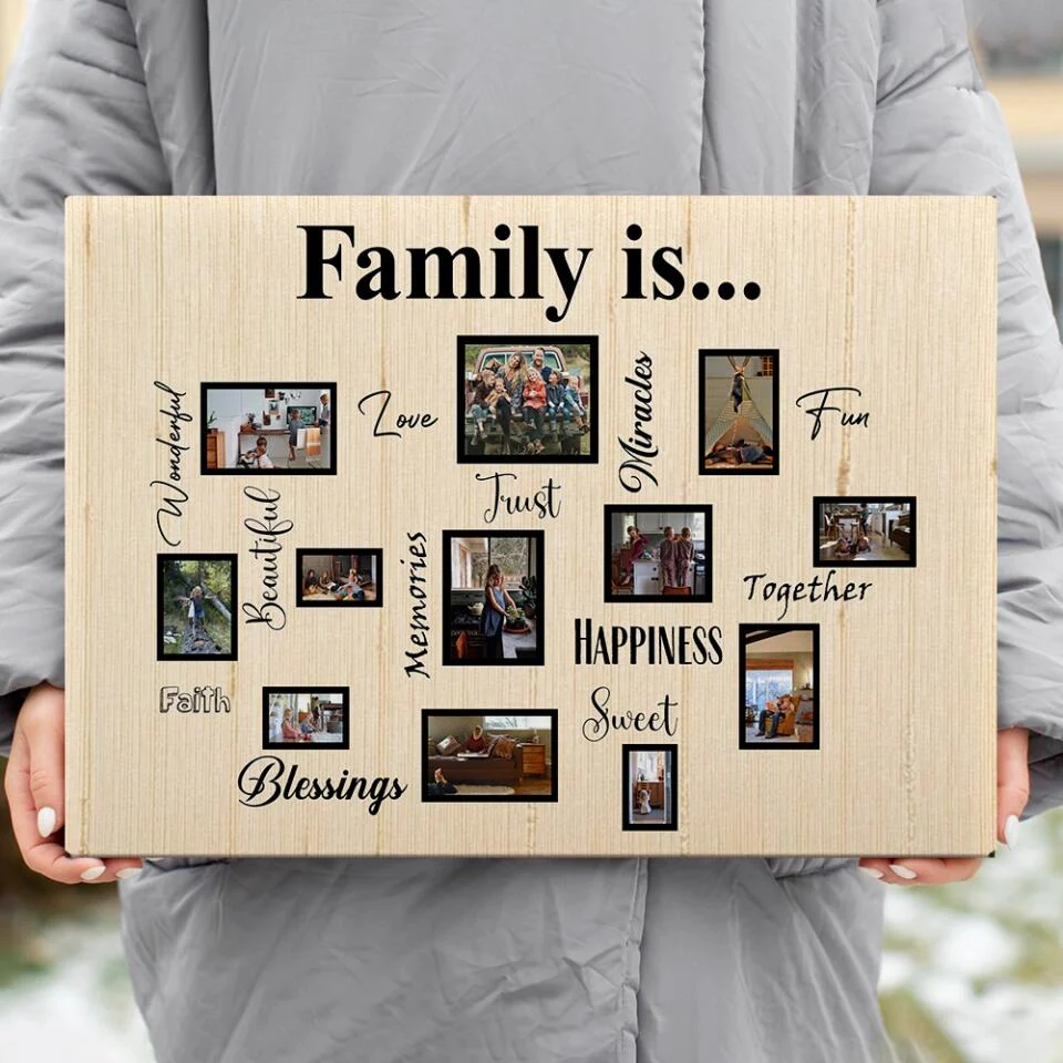 What Does Family Mean To You Custom Canvas Poster Anniversary Gift For Parents - Image 6