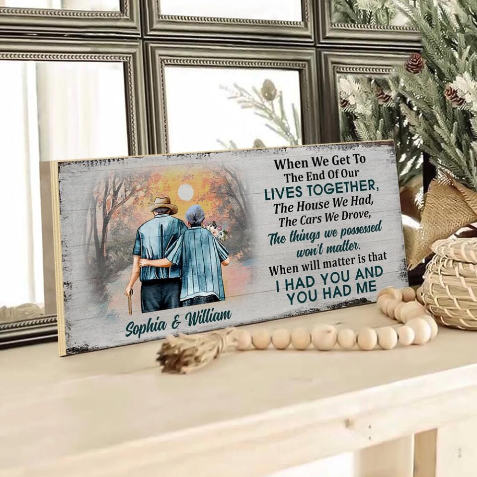 Personalized Valentine Gifts - When We Get To The End Of Our Lives Together - Personalized Key Holder - Image 12