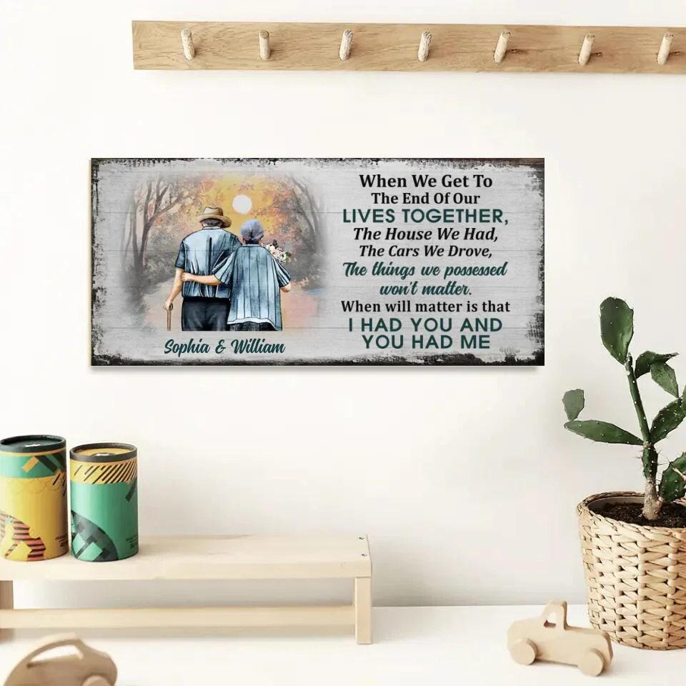 Personalized Valentine Gifts - When We Get To The End Of Our Lives Together - Personalized Key Holder - Image 8