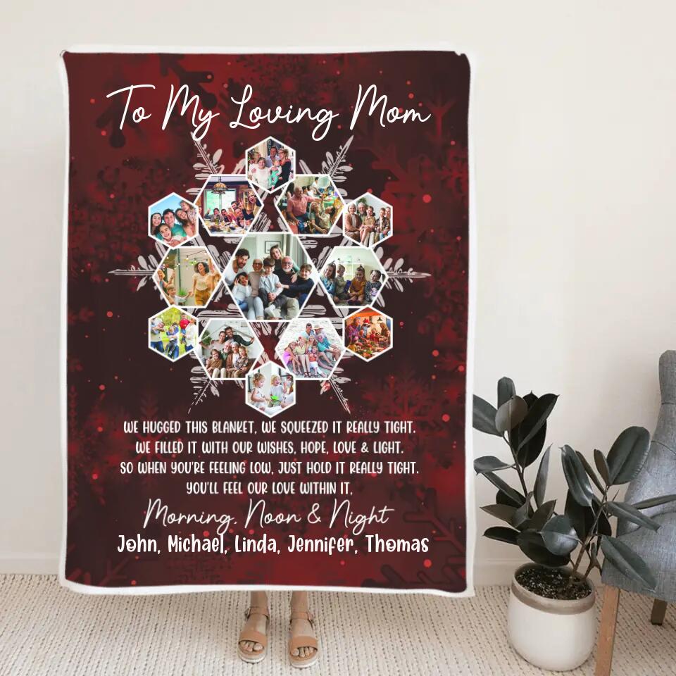 When You're Feeling Low, Just Hold It Really Tight - Personalized Blanket - Best Gifts For Dad Mom Grandparents Wife Husband On Christmas - 210IHPLNBL453 - Image 6
