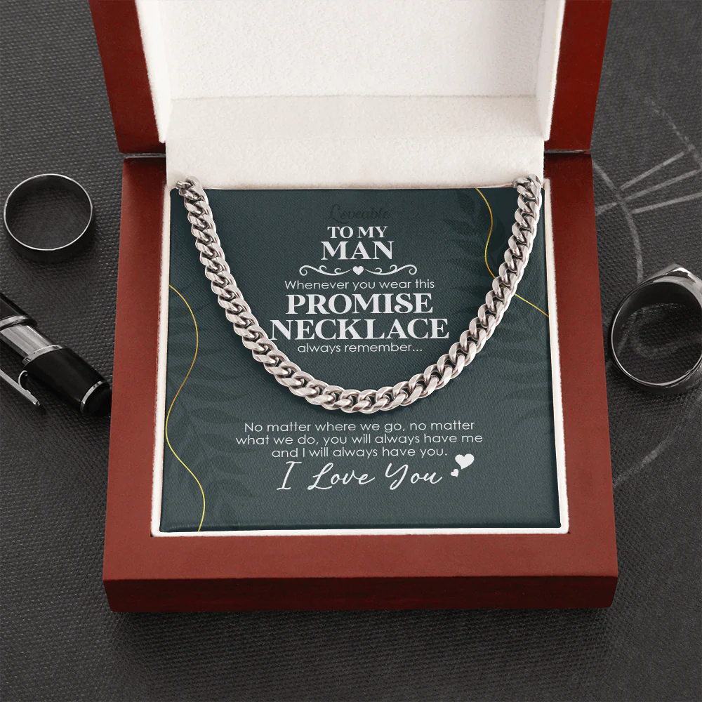To My Man, Whenever You Wear This - Cuban Link Chain - Gift For Him - Image 5