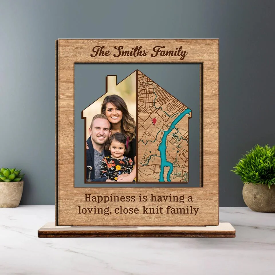 Where It All Began Sign Retro Map - Housewarming Gifts - Cusom Wooden Plaque - Anniversary Gift For Couples - Image 3